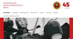 Desktop Screenshot of kendo-berlin.de