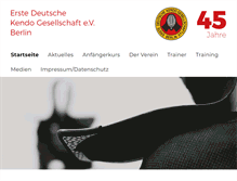 Tablet Screenshot of kendo-berlin.de